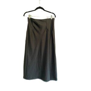 House of Harlow 1960 Black Silk Midi Skirt – Size M, NWT